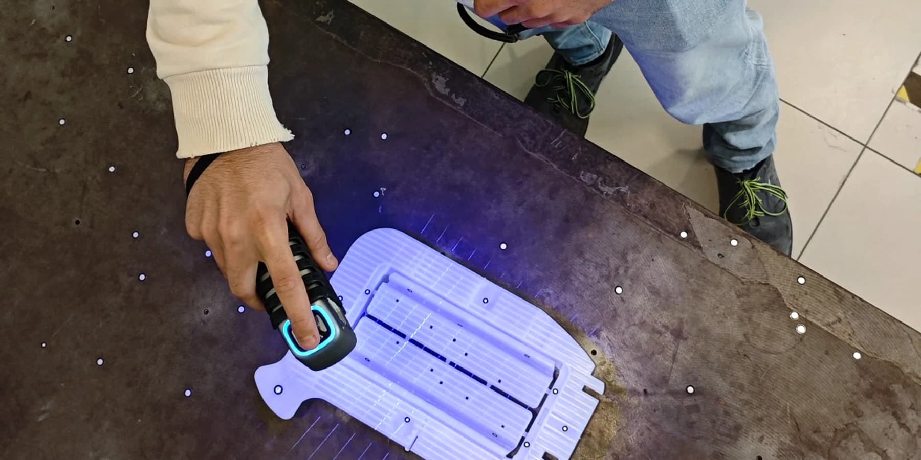 Prise en main d’un scanner 3D sur une pièce industrielle